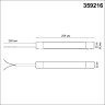 Драйвер для шинопровода NOVOTECH 359216 DRIVE NT23 000 в ГКЛ и шинопровода в натяжной потолок IP20 200W 48V SMAL черный NV-359216